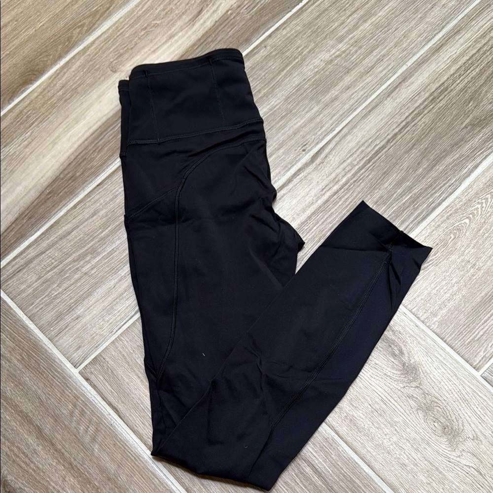 Lululemon Athletica Fast and Free Black Leggings